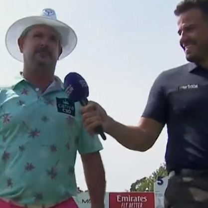 Rory Sabbatini uses bizarre golf bag at Czech Masters on DP World Tour